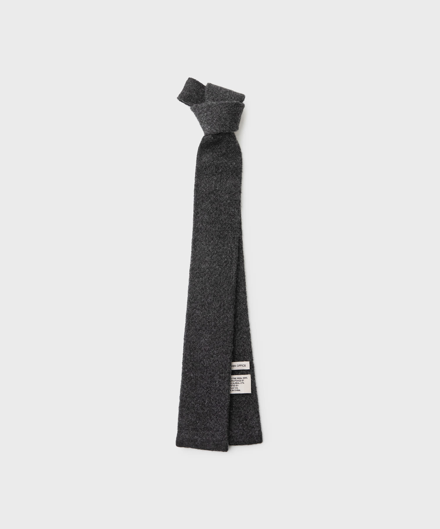 CRAFT KNIT-TIE (Charcoal)
