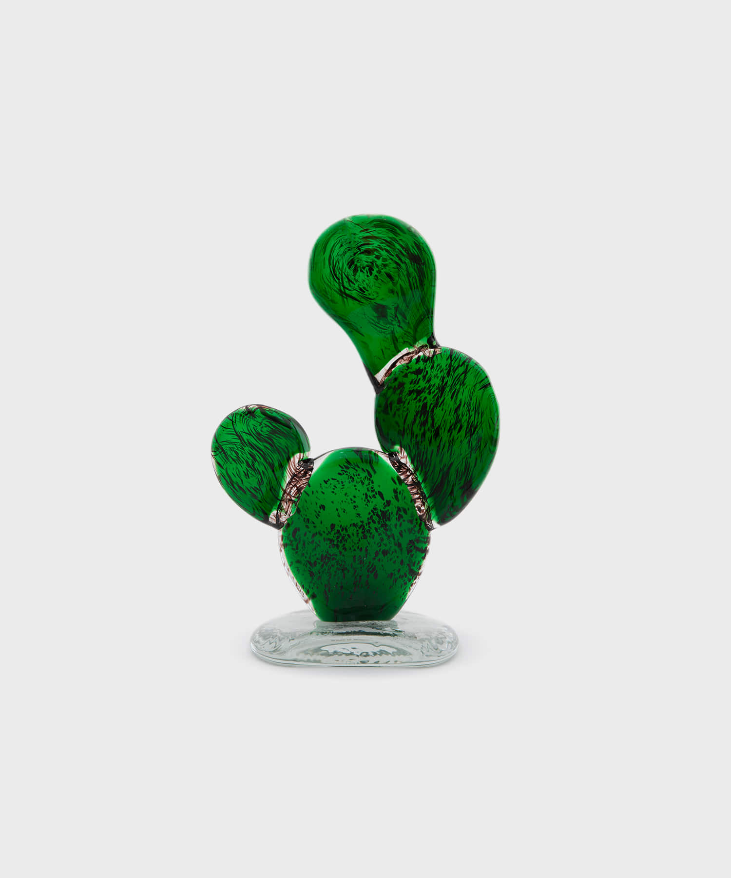 Cactus Glass Ornament (Round Fan L)
