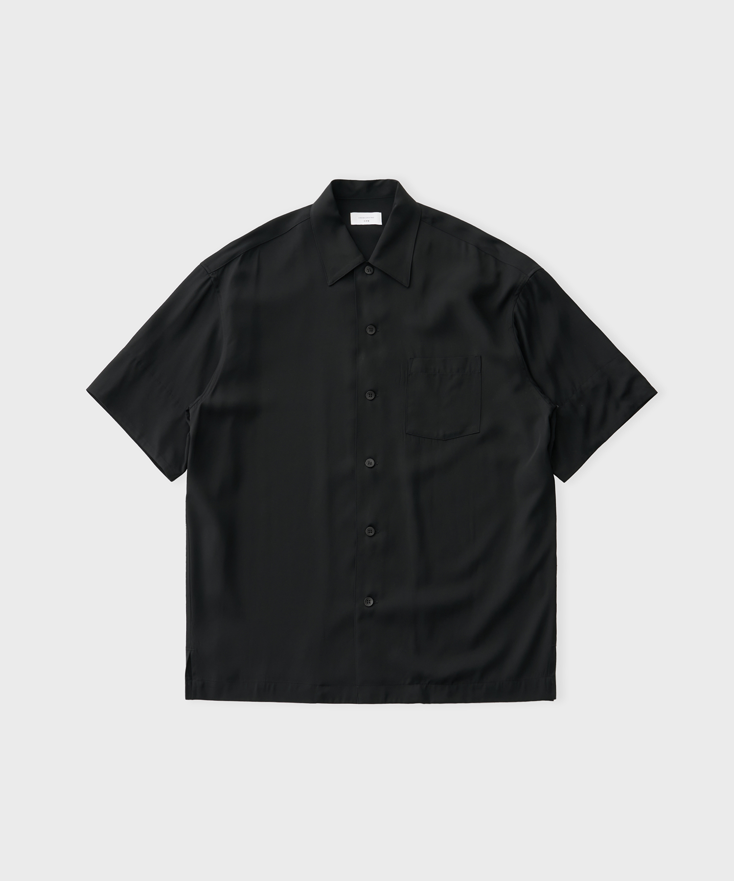Viscose Twill S/S Shirt (Black)