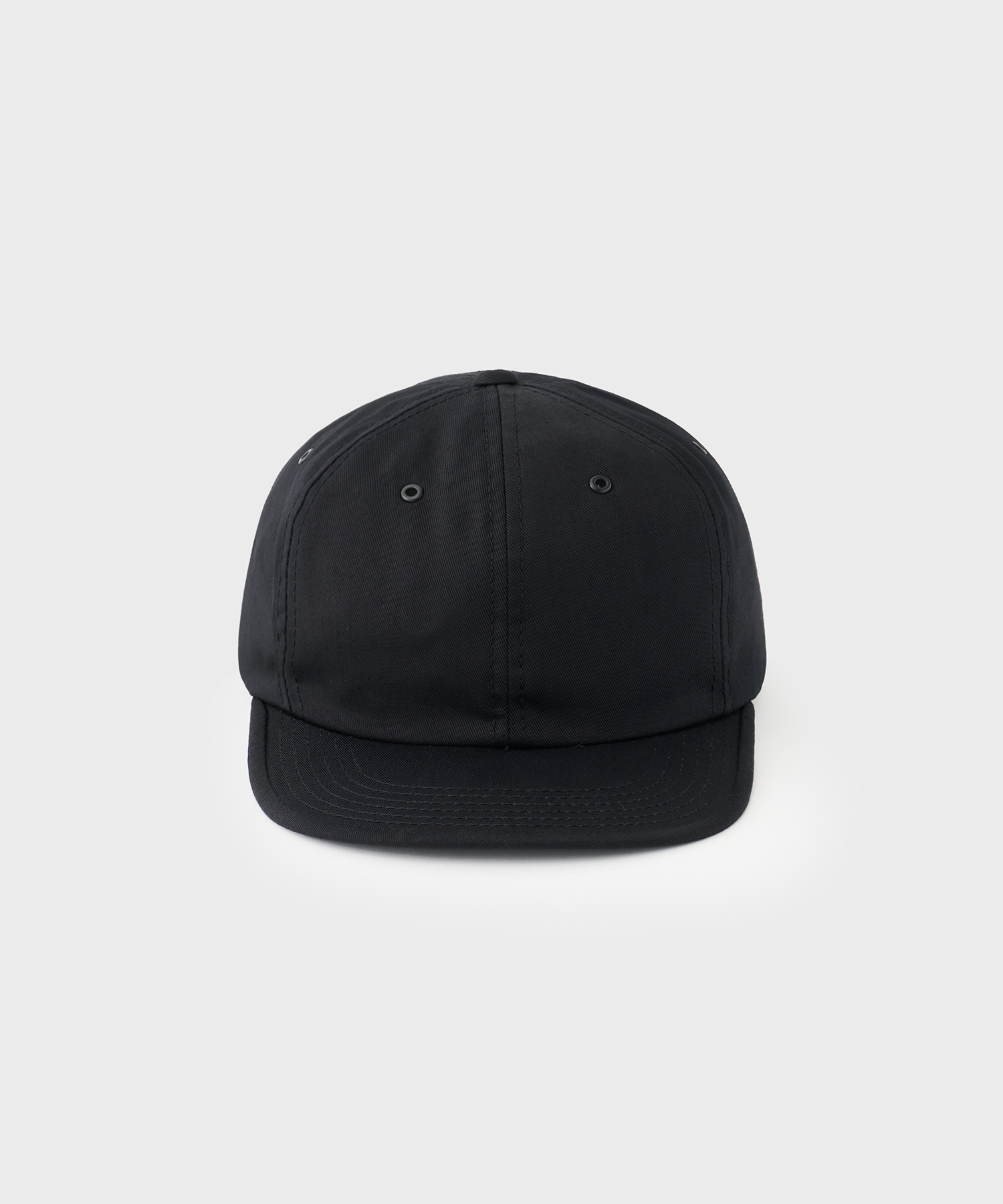 Plain 6P Cap (Black)