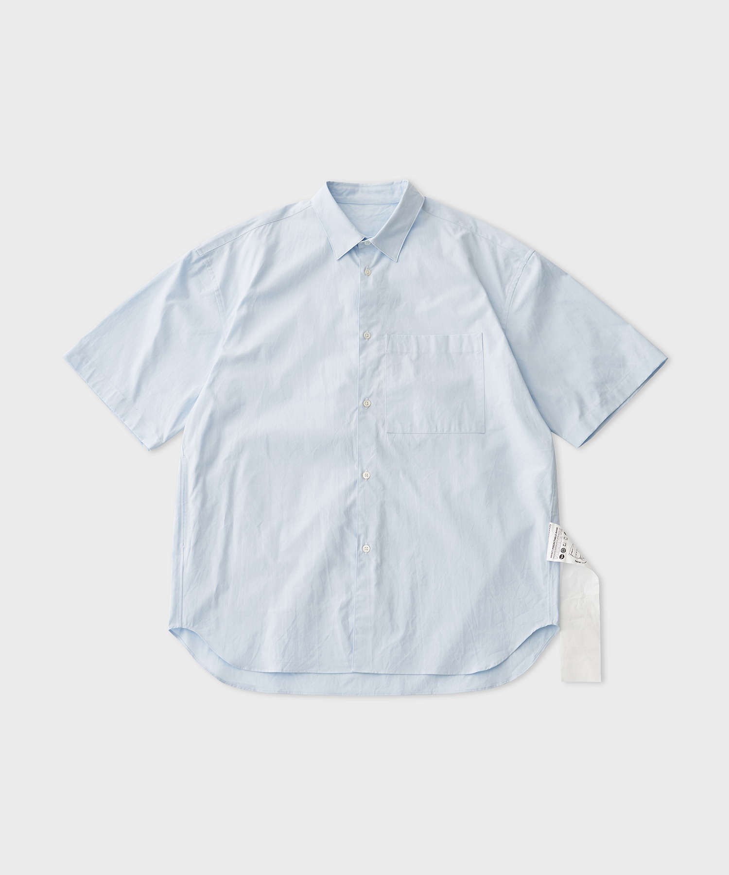 Jean Regular Collar S/S Shirt (Sherbet Blue)