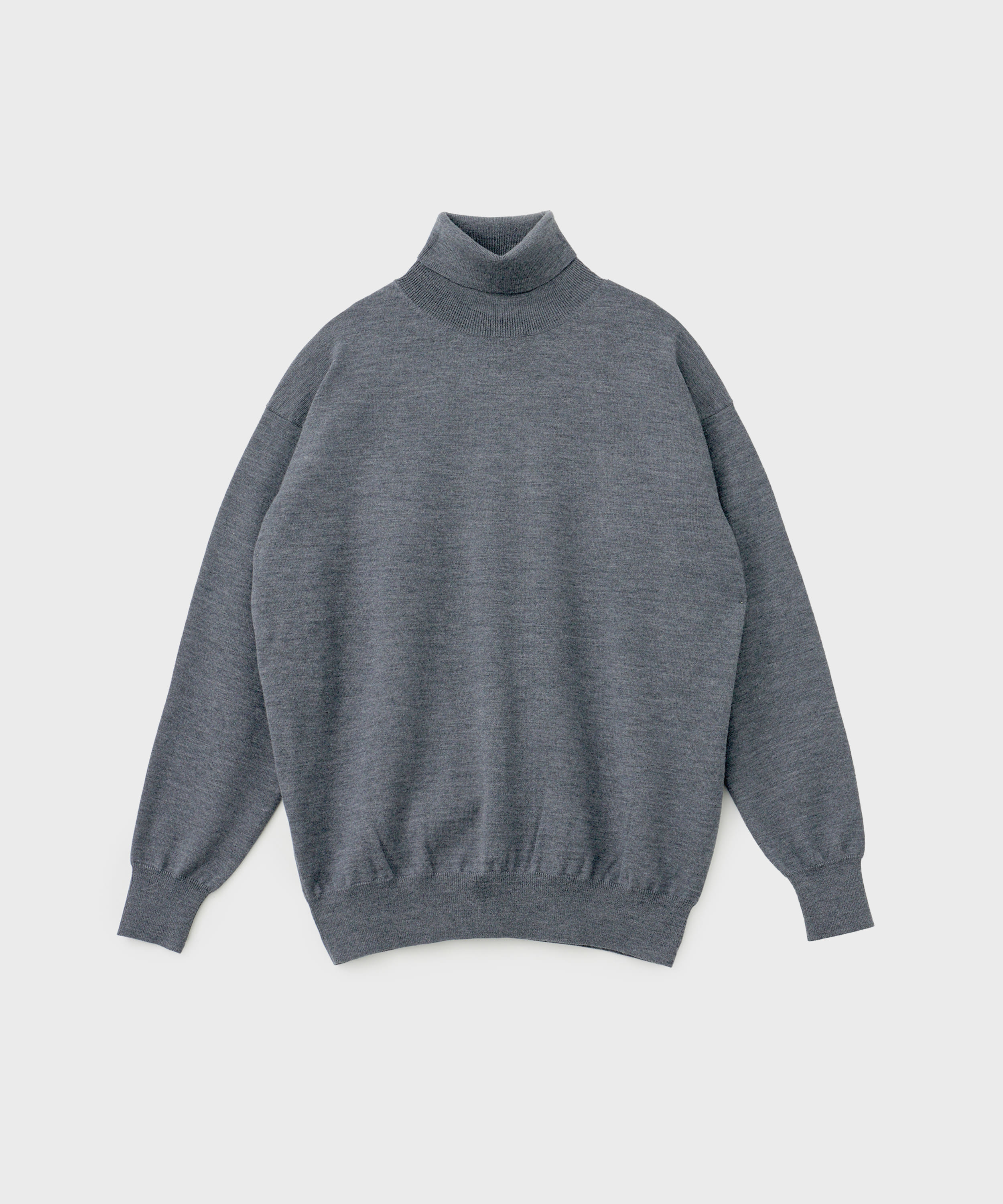 Turtle Neck Sweater (Gray)