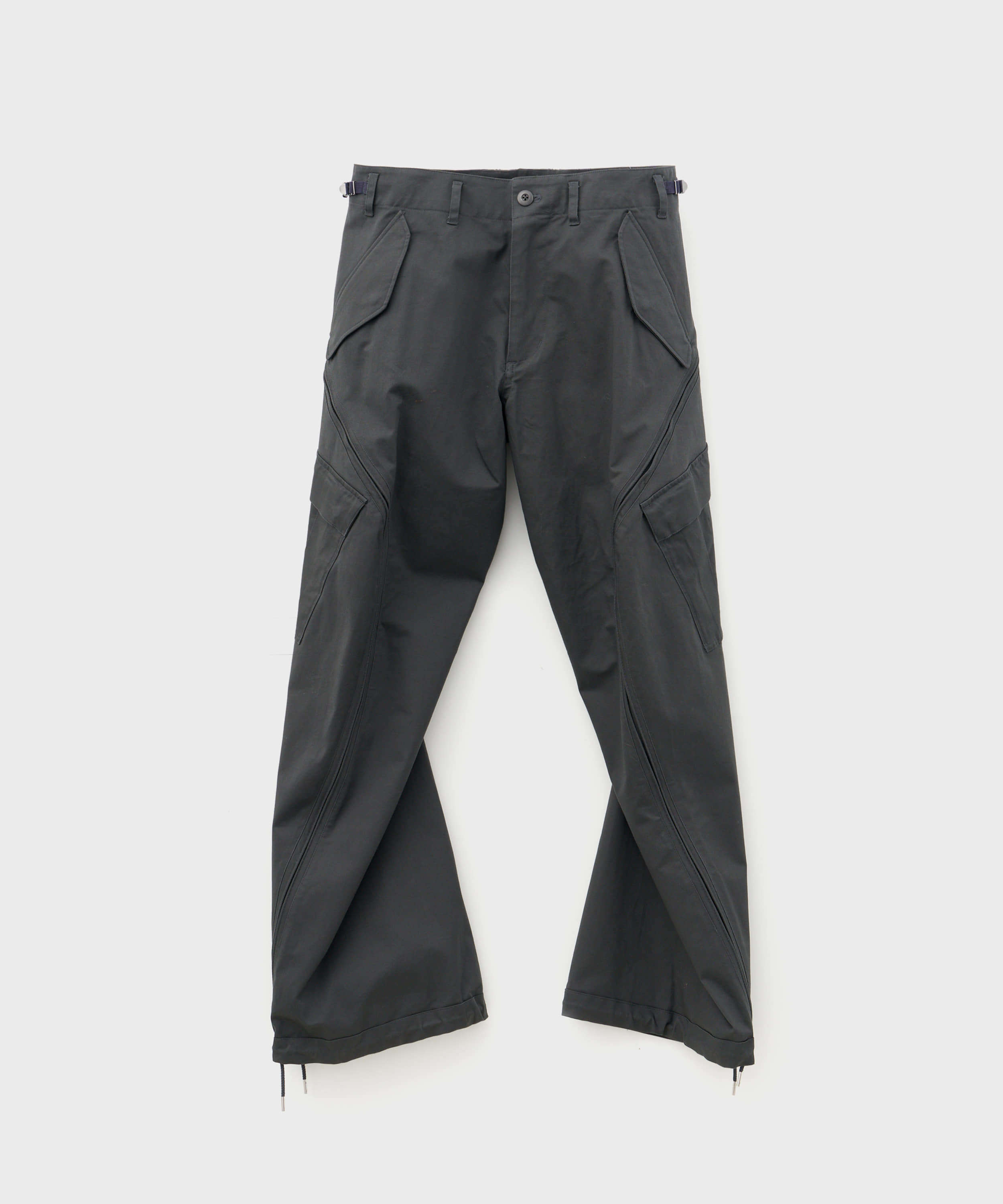 3D Twisted Cargo Pants (Charcoal)