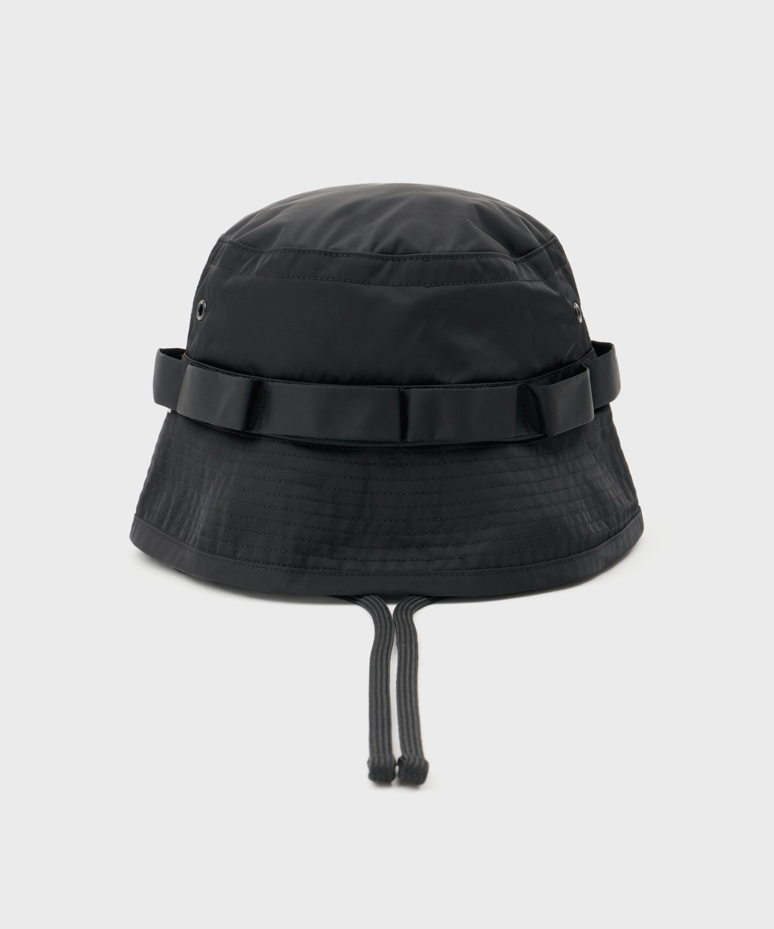 Memory Polyester Twill Boonie Hat (Black)