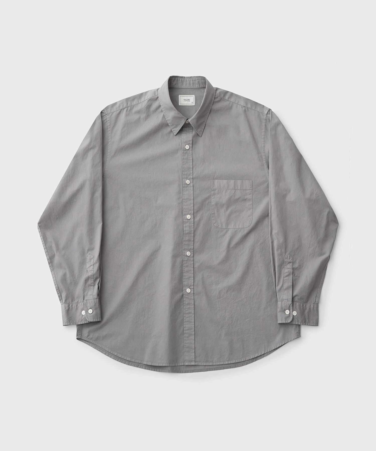 24SS Bold Garment Shirt (Concrete)