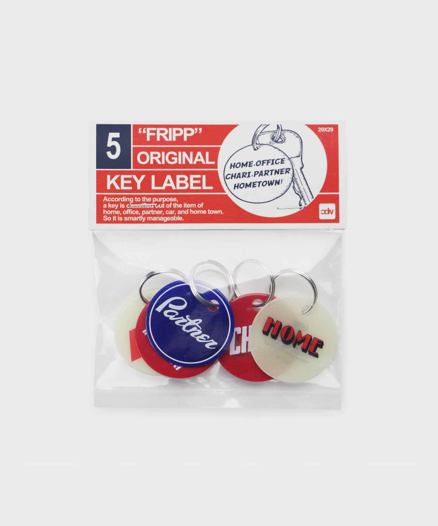 Fripp Original Key Label (Assort)