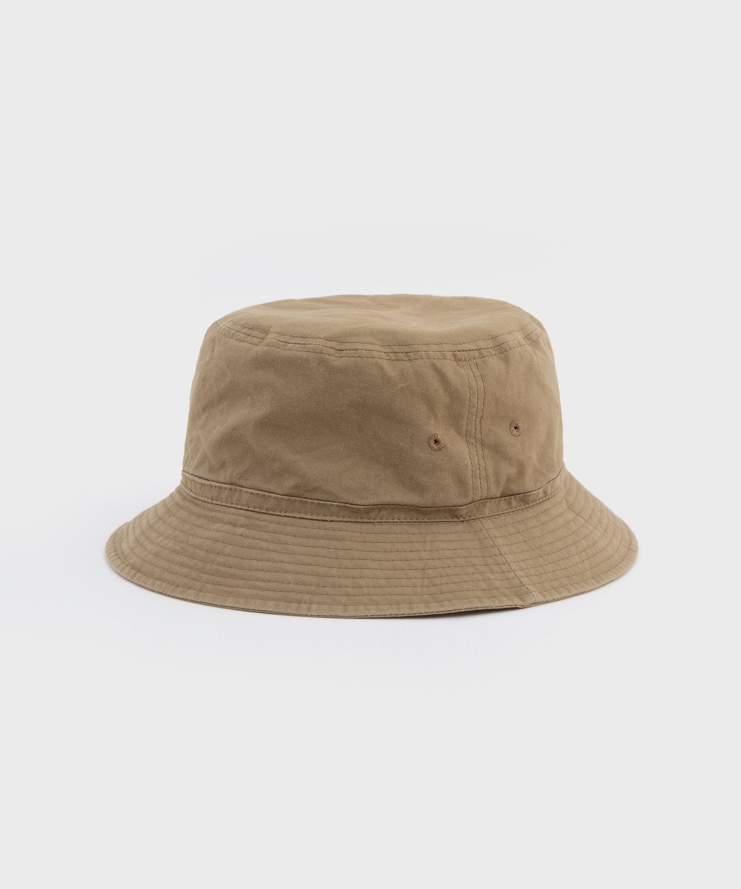 Military Canvas Bucket Hat (Beige)