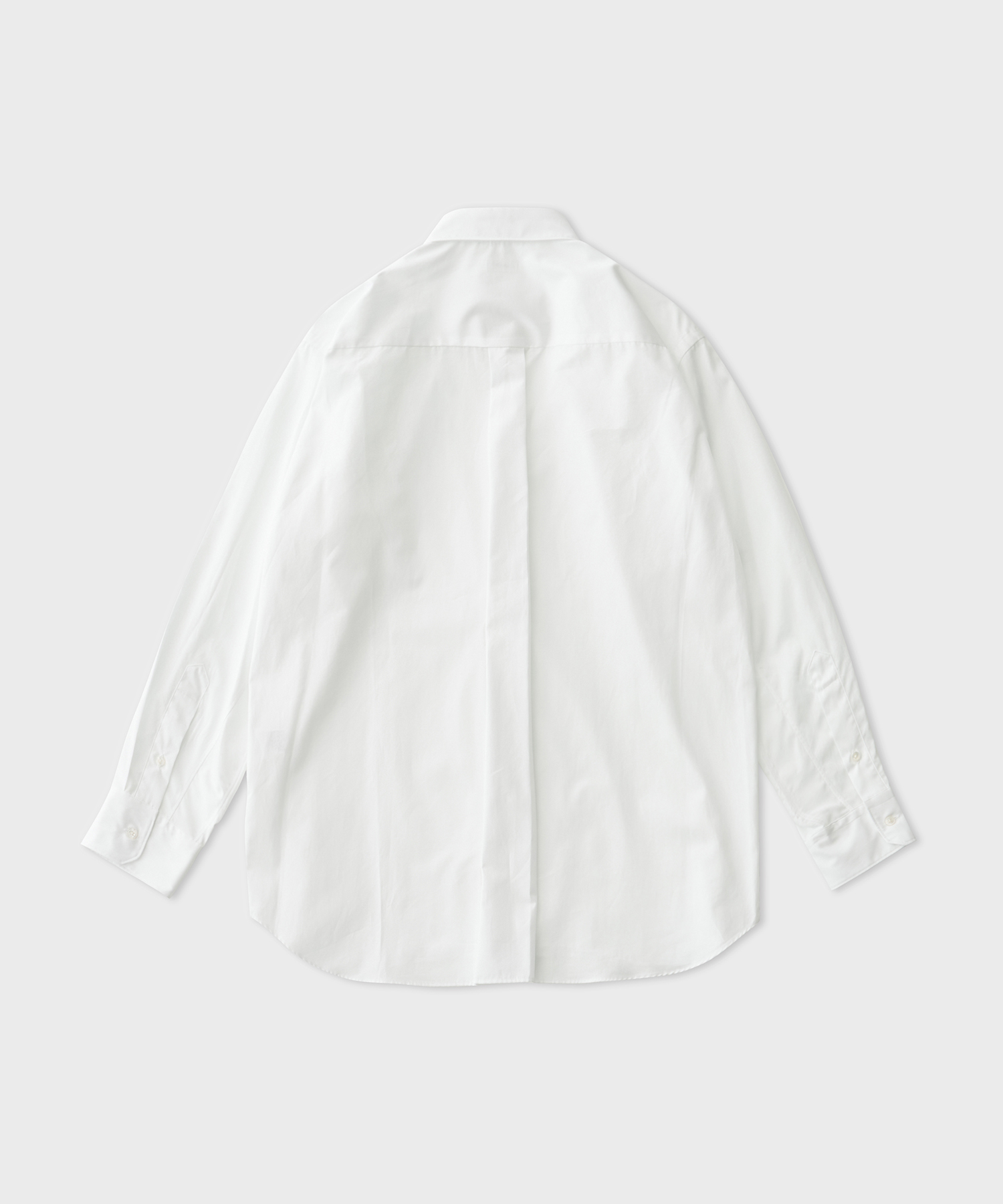 Cotton Broad Regular Collar Shirt (White)