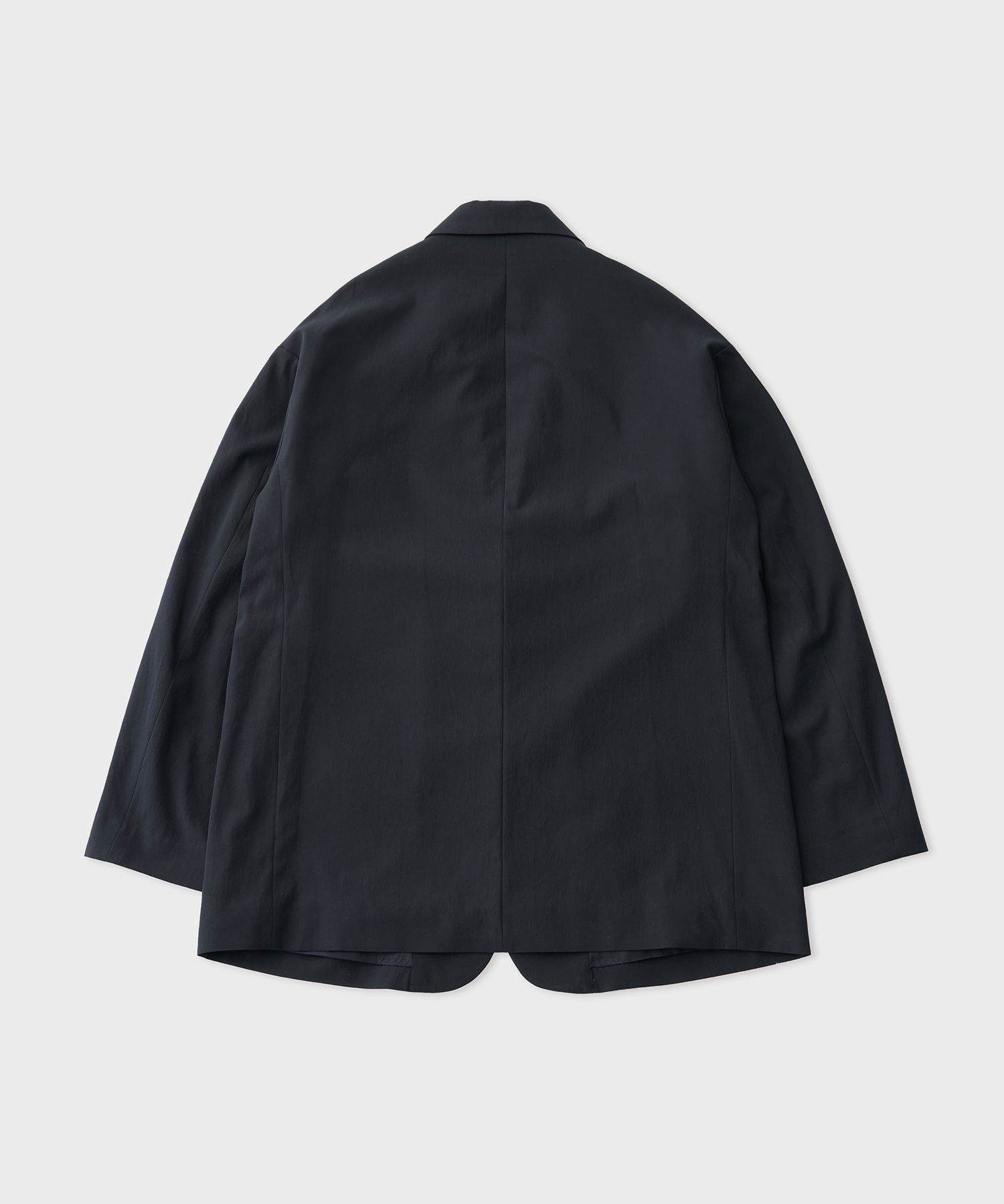 High Twist Cotton 2B Easy Jacket (Navy)