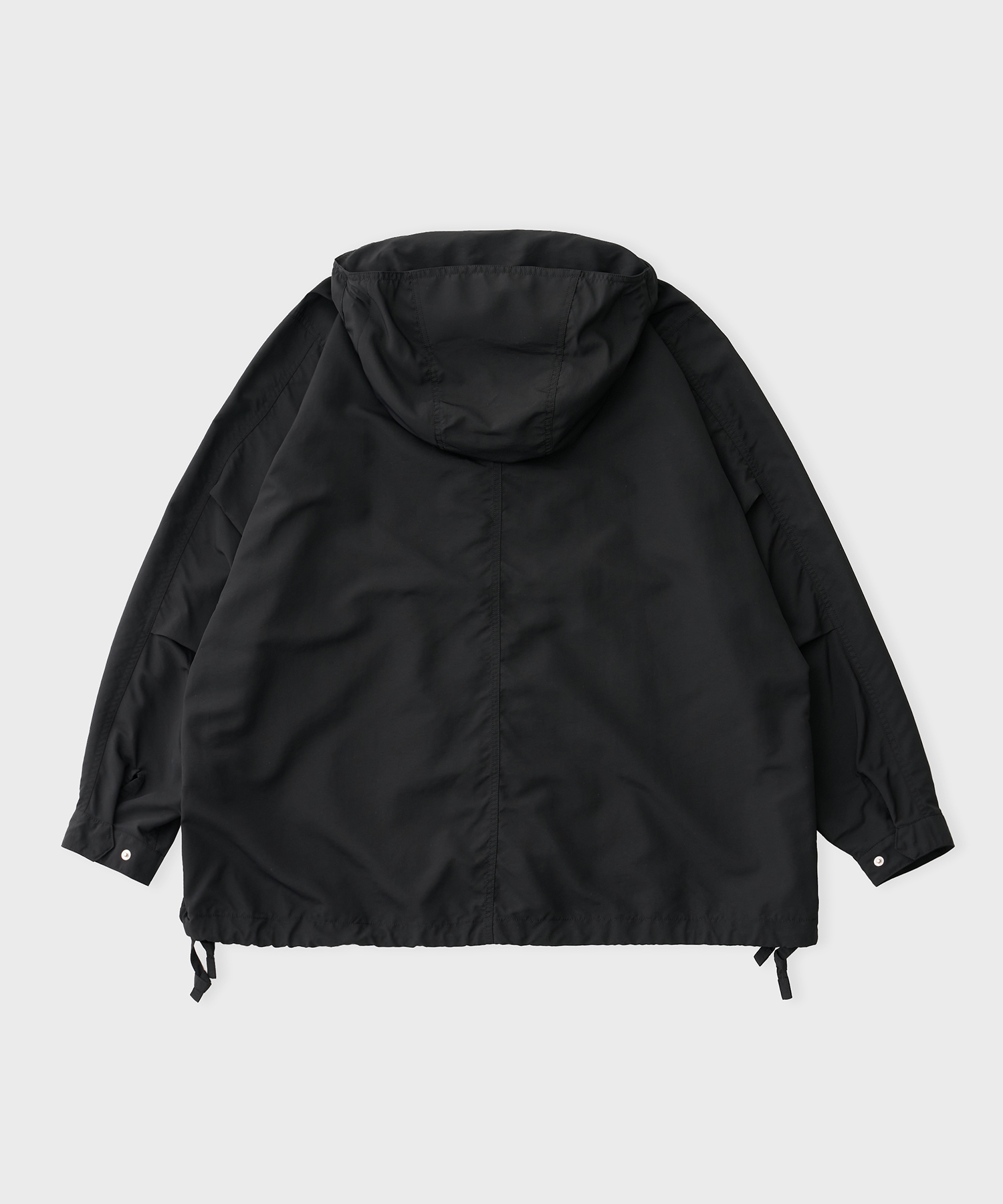 Recycle Nylon Anorak Jacket (Black)