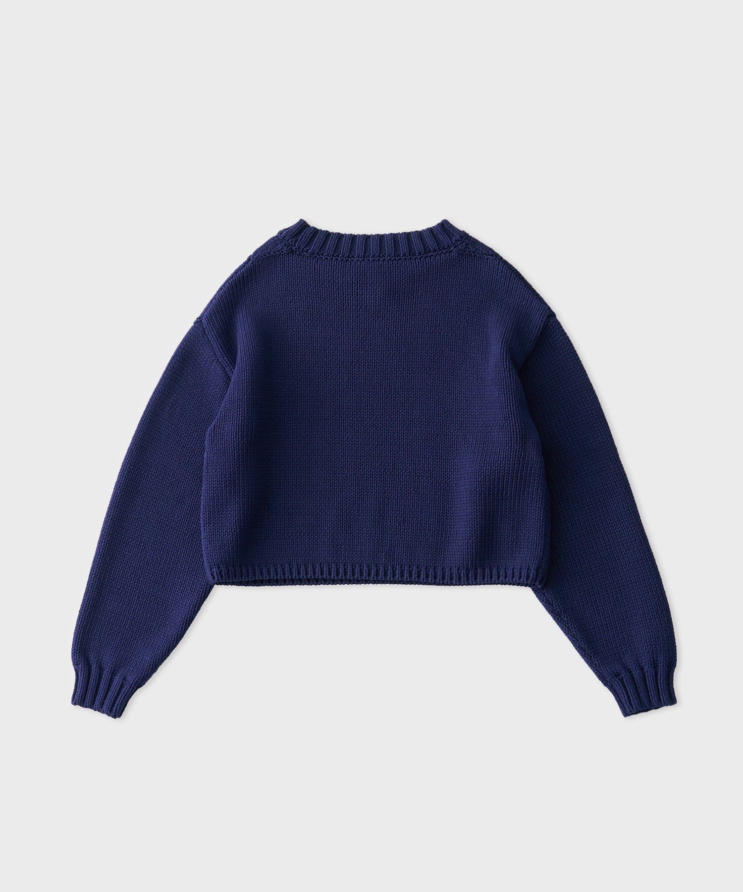 Roving Cotton Sweater (Navy)
