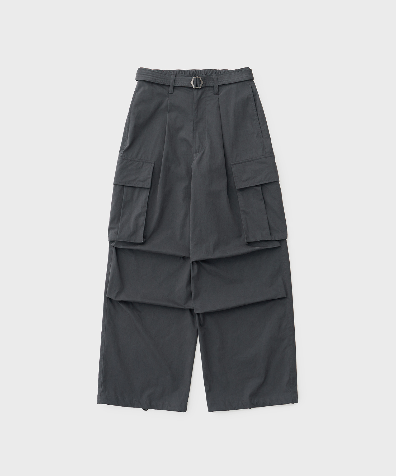 23AW Parachute Belted Pants (Coal Gray)