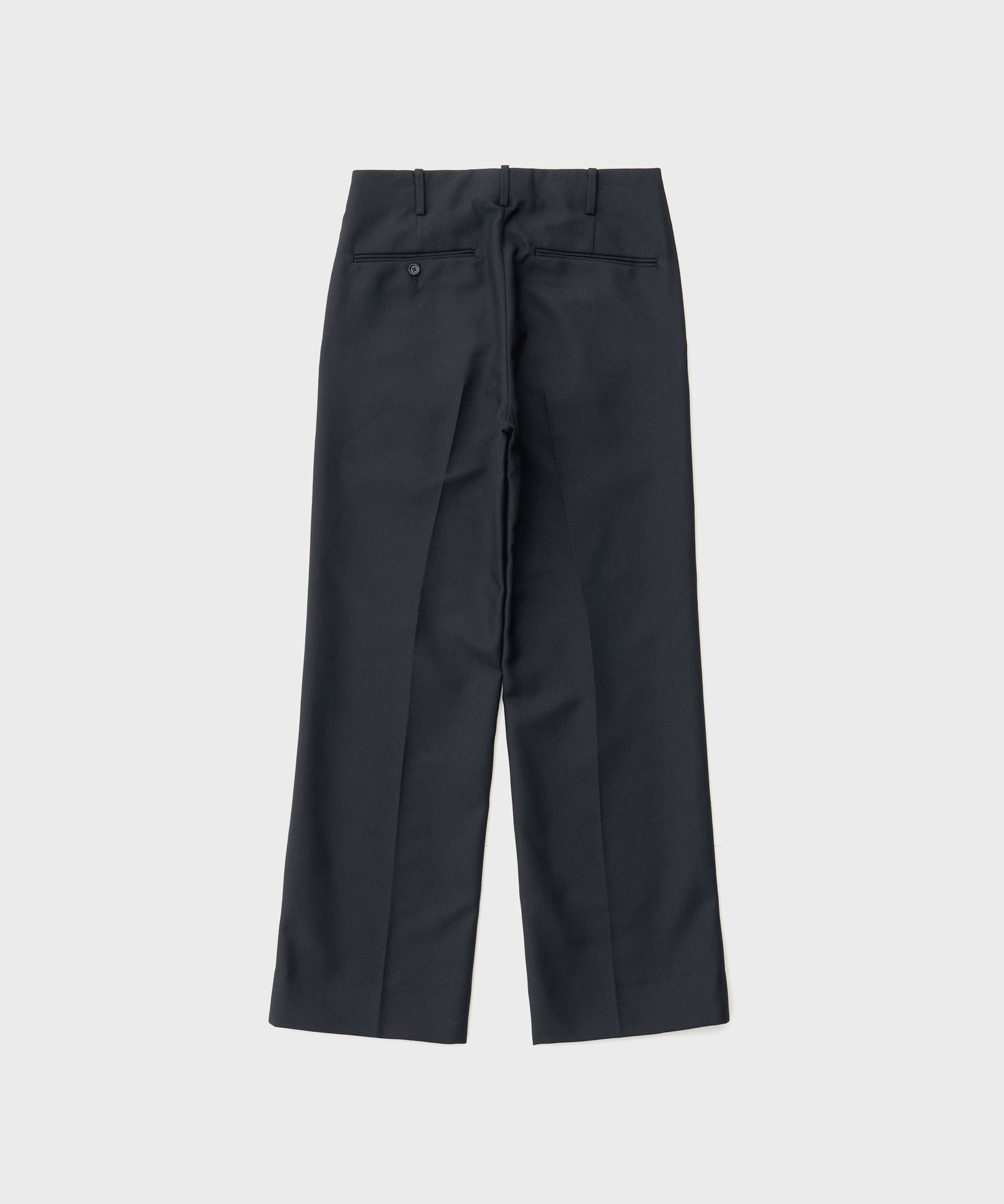 Flat Waist Trousers (Navy)