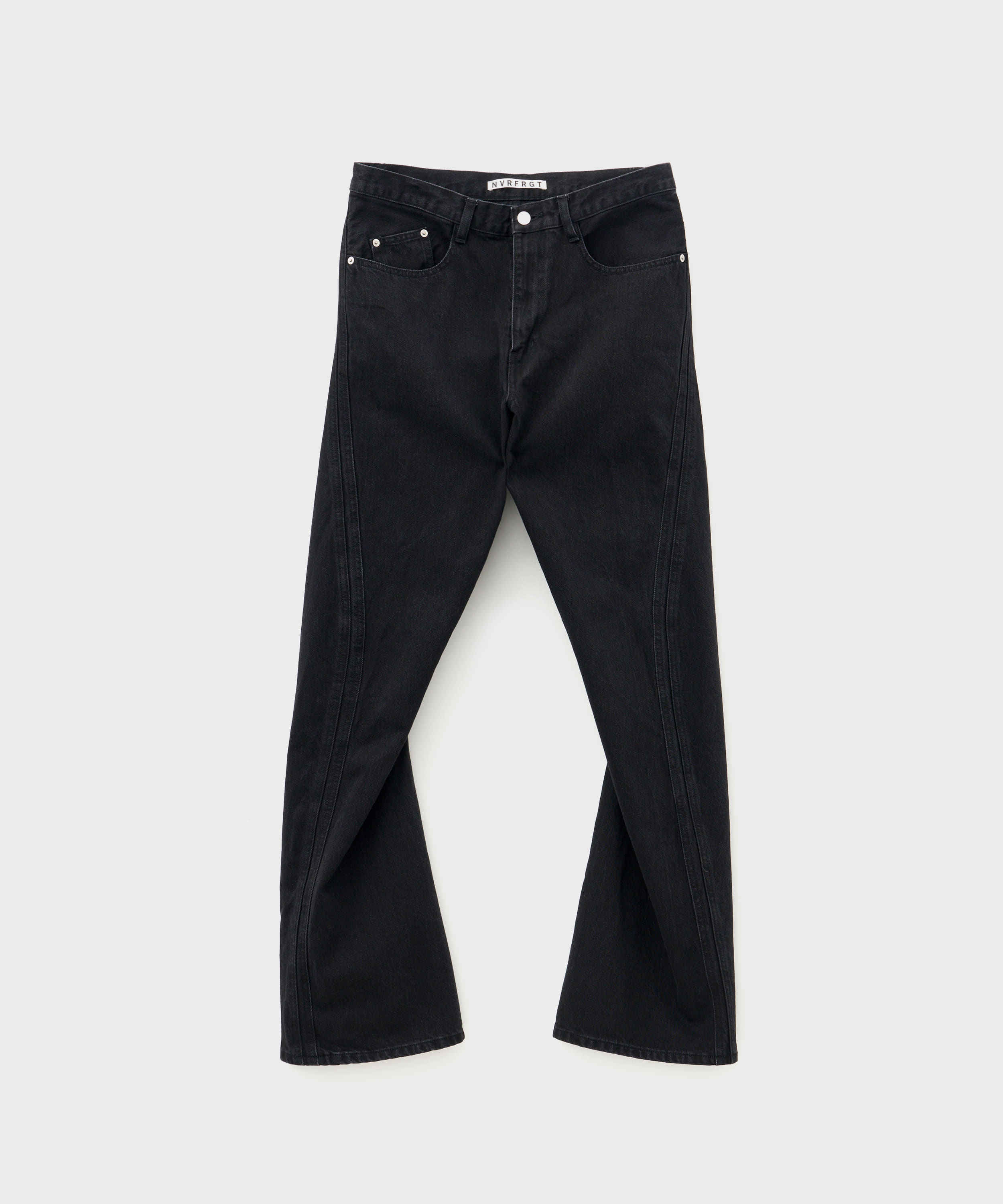 3D Twisted Jeans Faded (Faded Black)