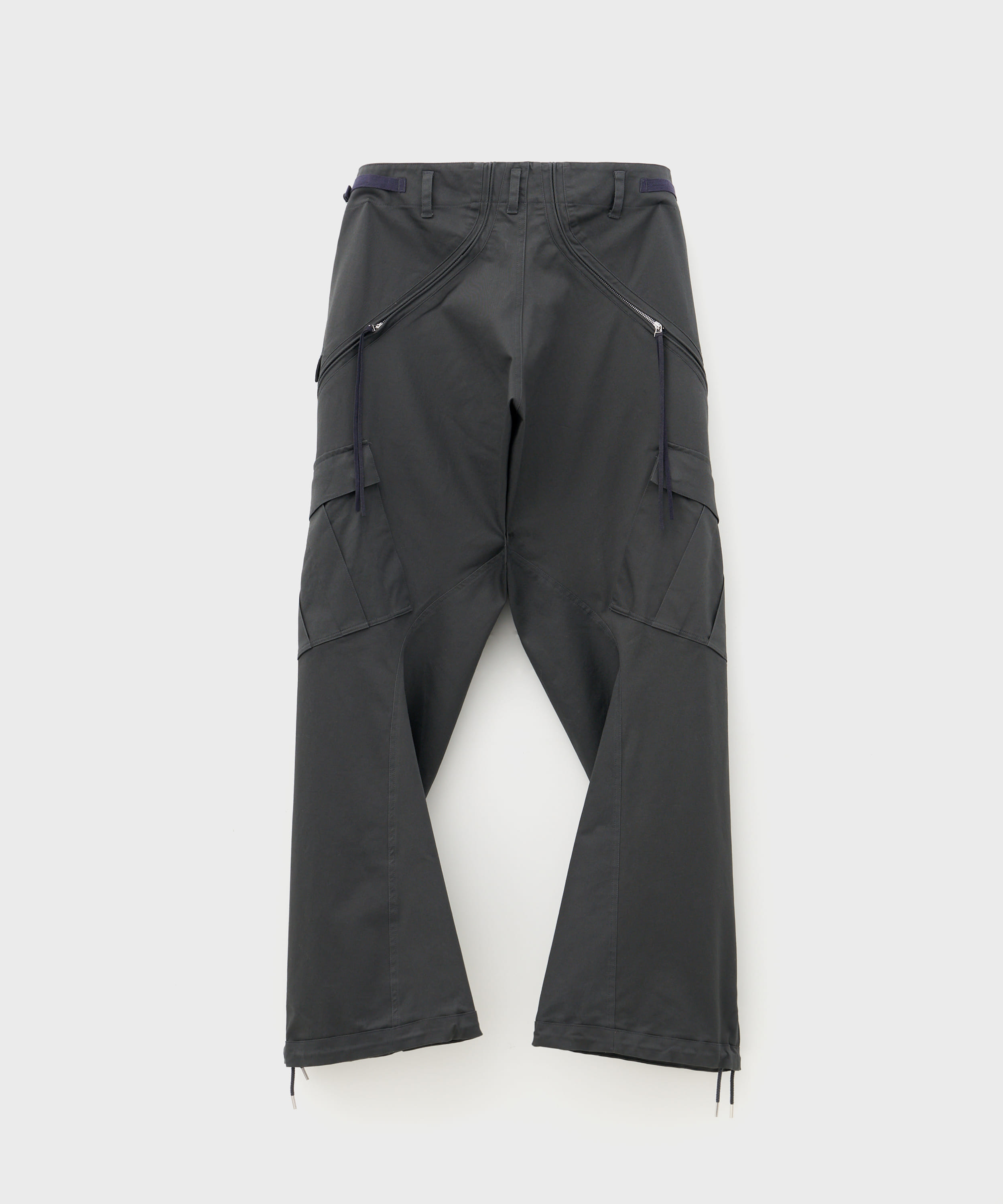 3D Twisted Cargo Pants (Charcoal)